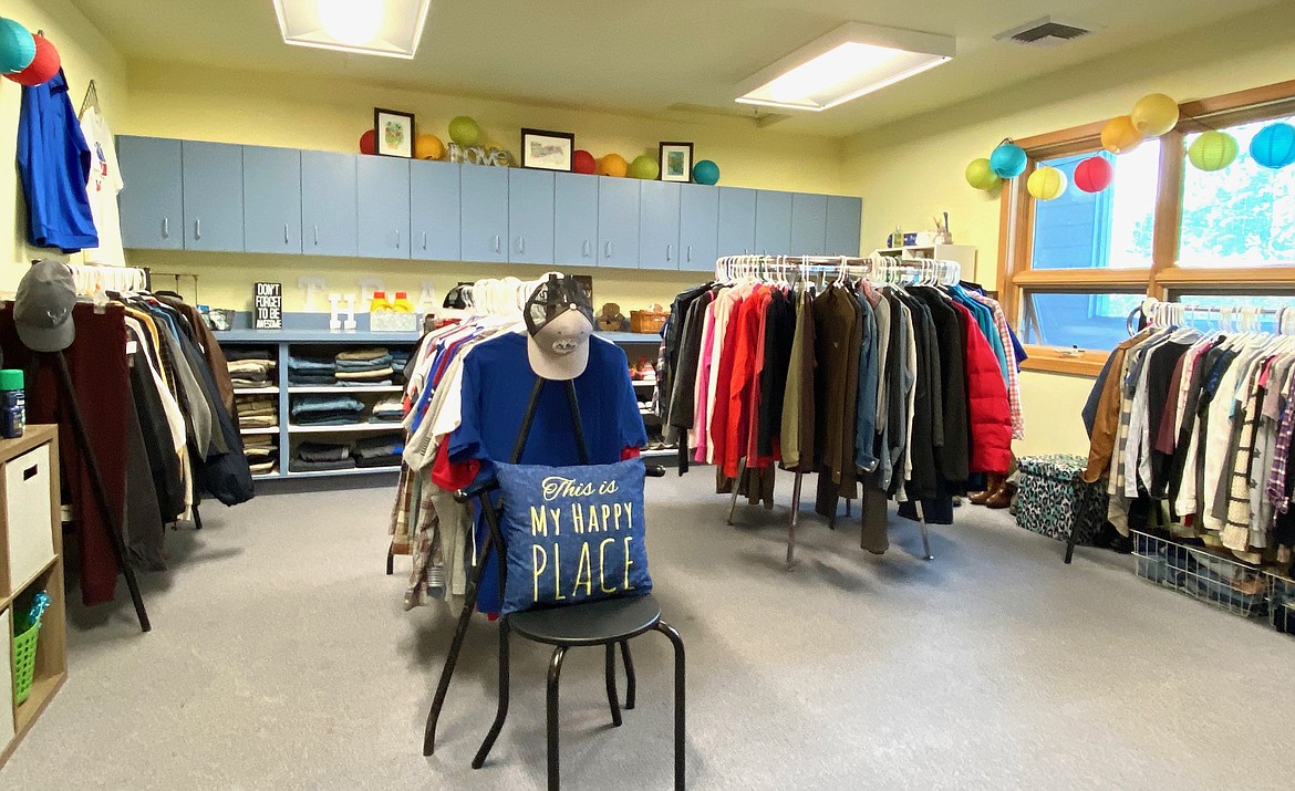 Threads recently relocated from the Bigfork Community Center to a new space at the Community United Methodist Church. The nonprofit contributes clothes and personal care supplies to Bigfork students and is open on Thursdays.