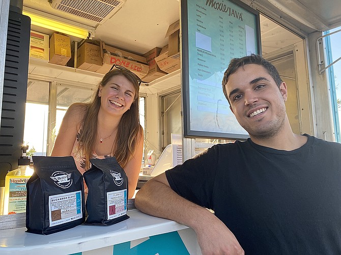 Carsen and Jarvis Abbott bring their moxie up to Coeur d'Alene in their drive-thru location on Sunset Avenue and U.S. 95.