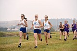 Girls cross country nearly perfect at delayed Polson meet
