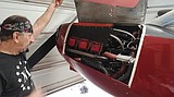 Plains aircraft mechanic ready to take flight in vintage plane