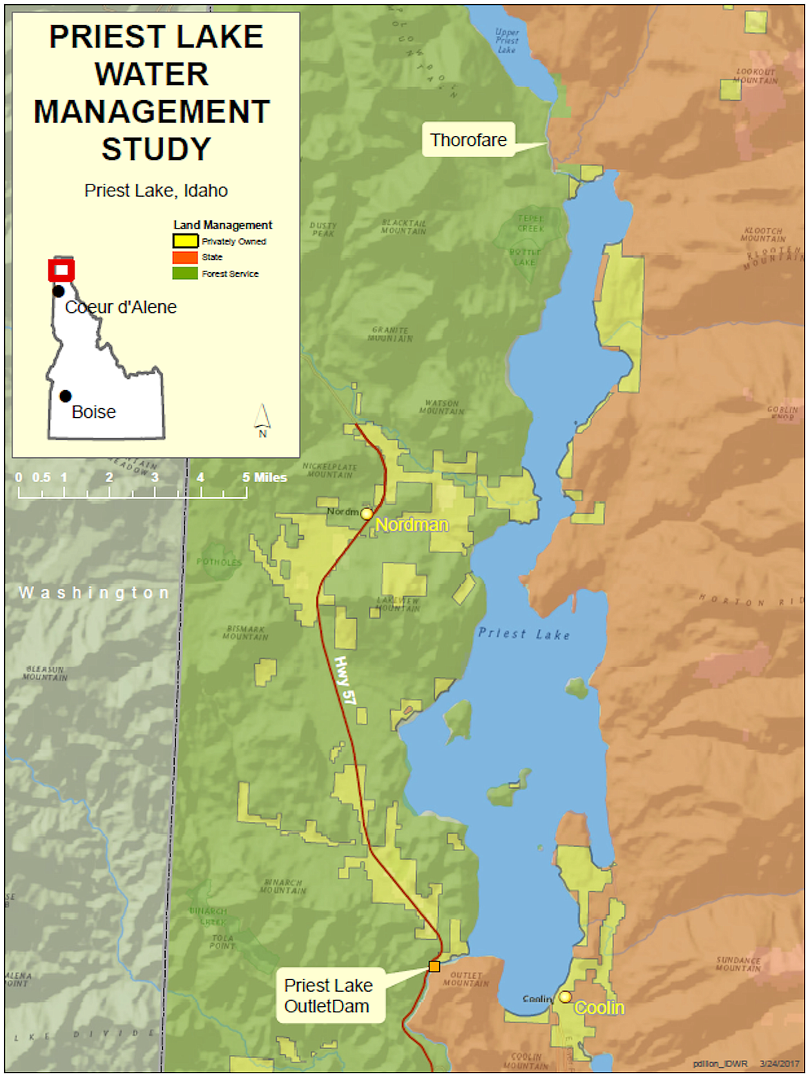 Idaho Water Resource Board announced this week that it is to move forward with construction of Priest Lake Outlet Dam and Thorofare.