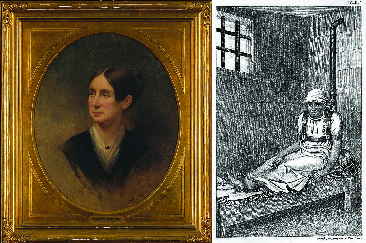 Dorothea Dix served as head Union nurse in the Civil War and later championed correcting the draconian condition of mental institutions in America.