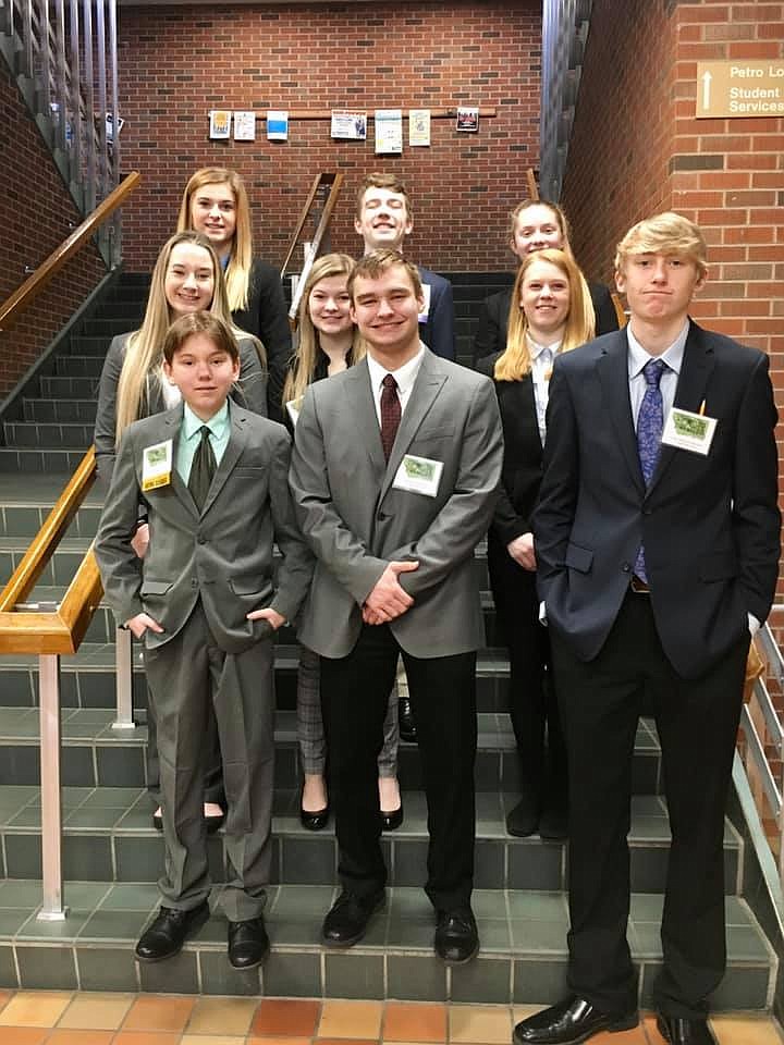 St. Regis Business Professionals of America chapter members excelled at the Montana state chapter earlier this year. (St. Regis School photo)