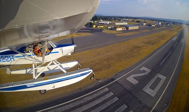 (Photo by Mike Kincaid) 
The Coeur d'Alene Airport is considering whether to expand or become exclusive.