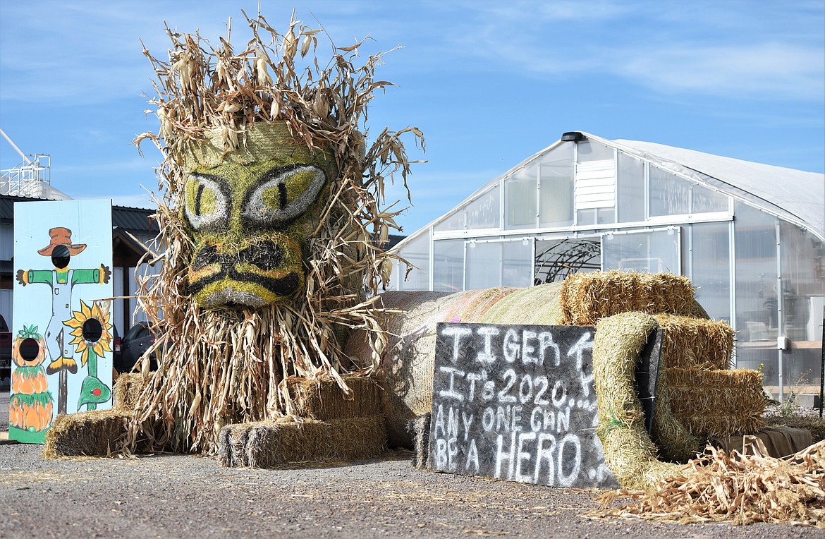 The second-place entry of the 2020 Ronan Area Chamber of Commerce Trail of Bales was sponsored by Westland Seed of Ronan. (Scot Heisel/Lake County Leader)