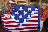 Kenny Moore receives Quilt of Valor for military service