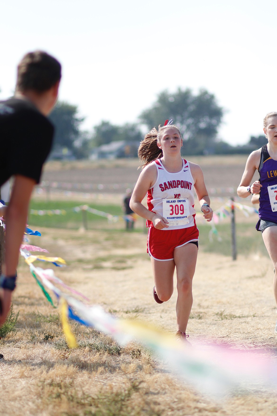 Senior captain Quinn Hooper competes in Saturday's Inland Empire Challenge. She placed 43rd.