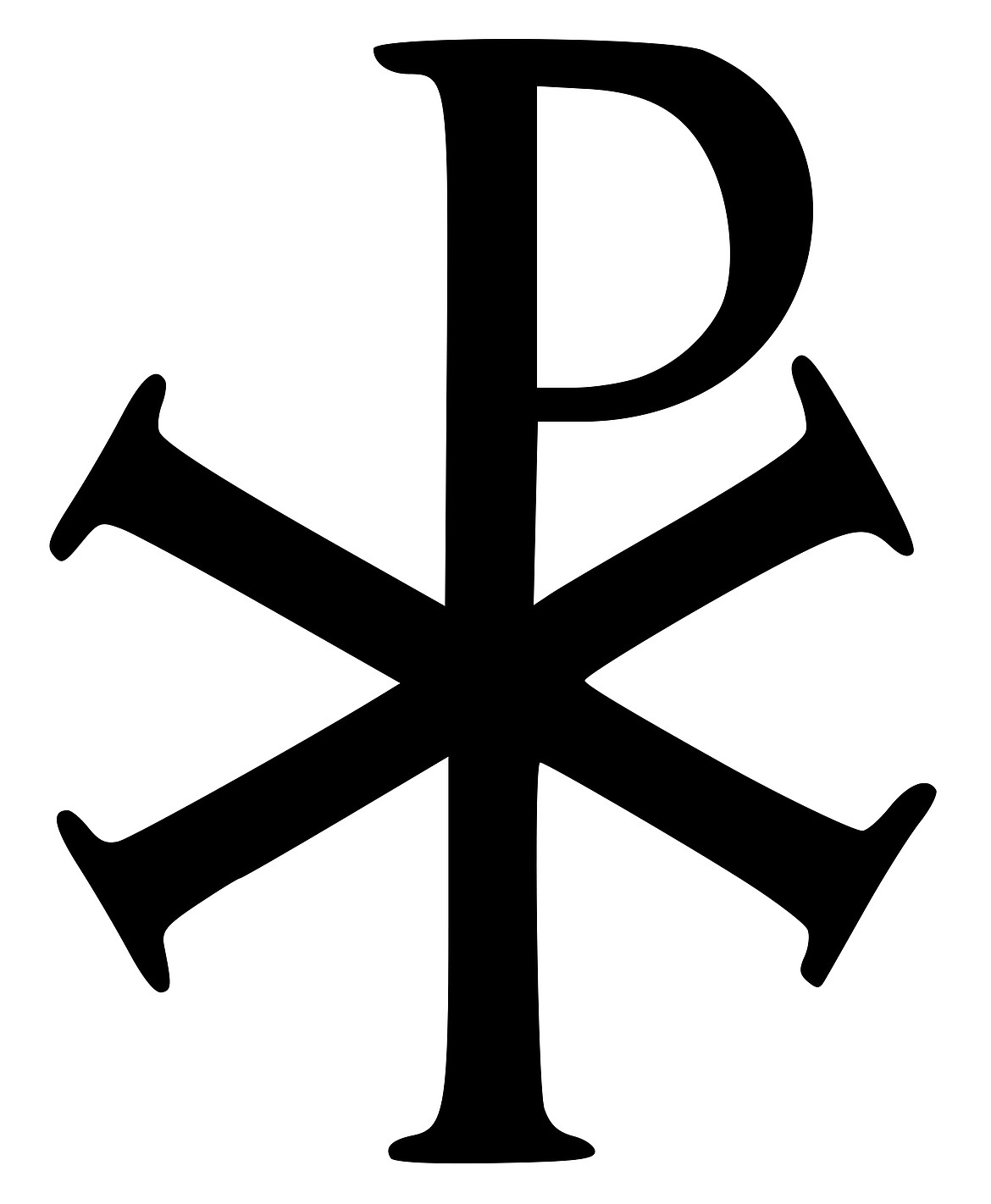 The Christian symbol.