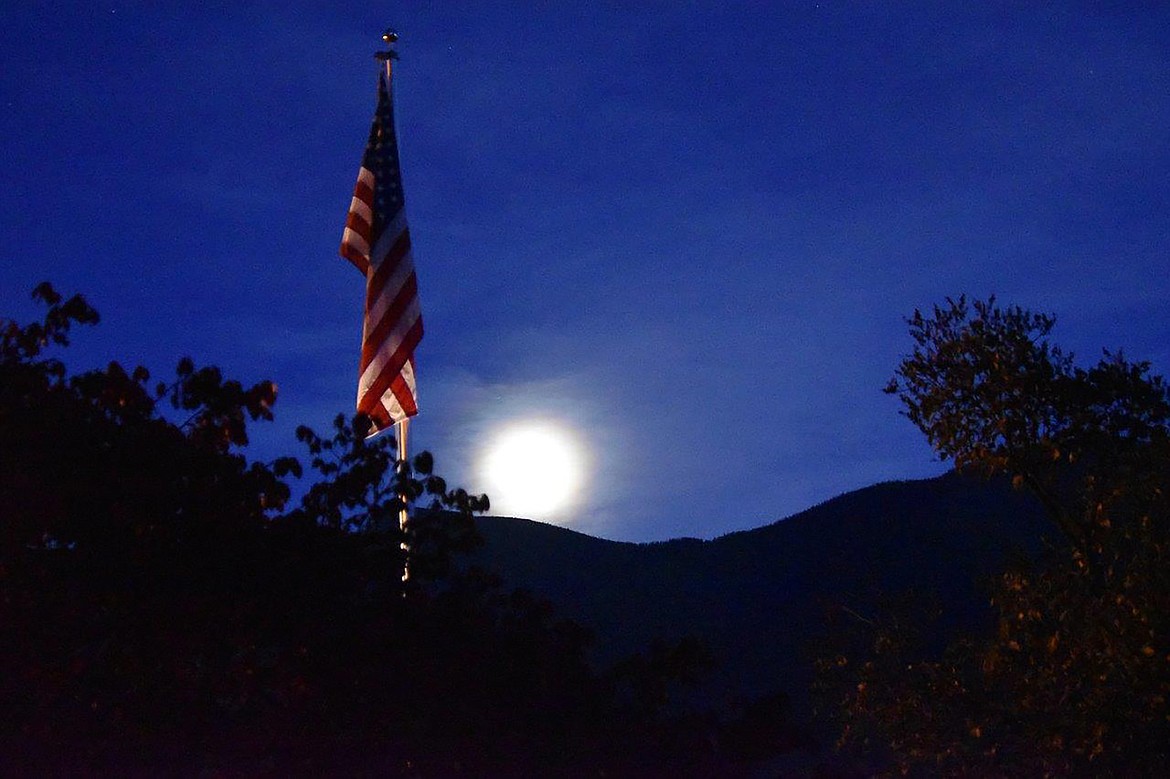 Robert Kalberg captured this photograph of an American flag with Black Mountain in the background on Sept. 26.