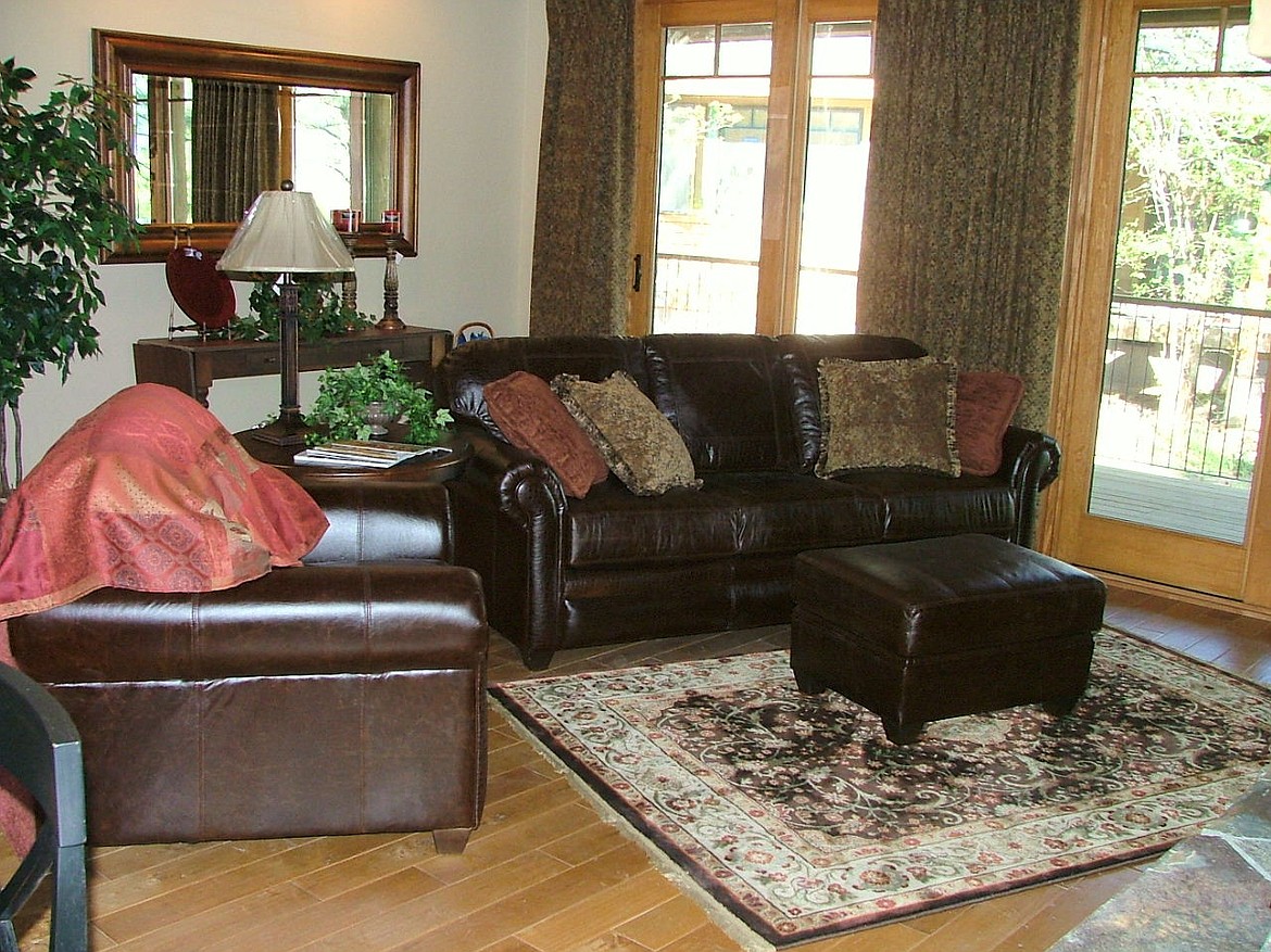 Interior of a home in the "Cabin in the Woods" neighborhood at Dover Bay. Buyers are free to choose their own finishes and interior design elements.