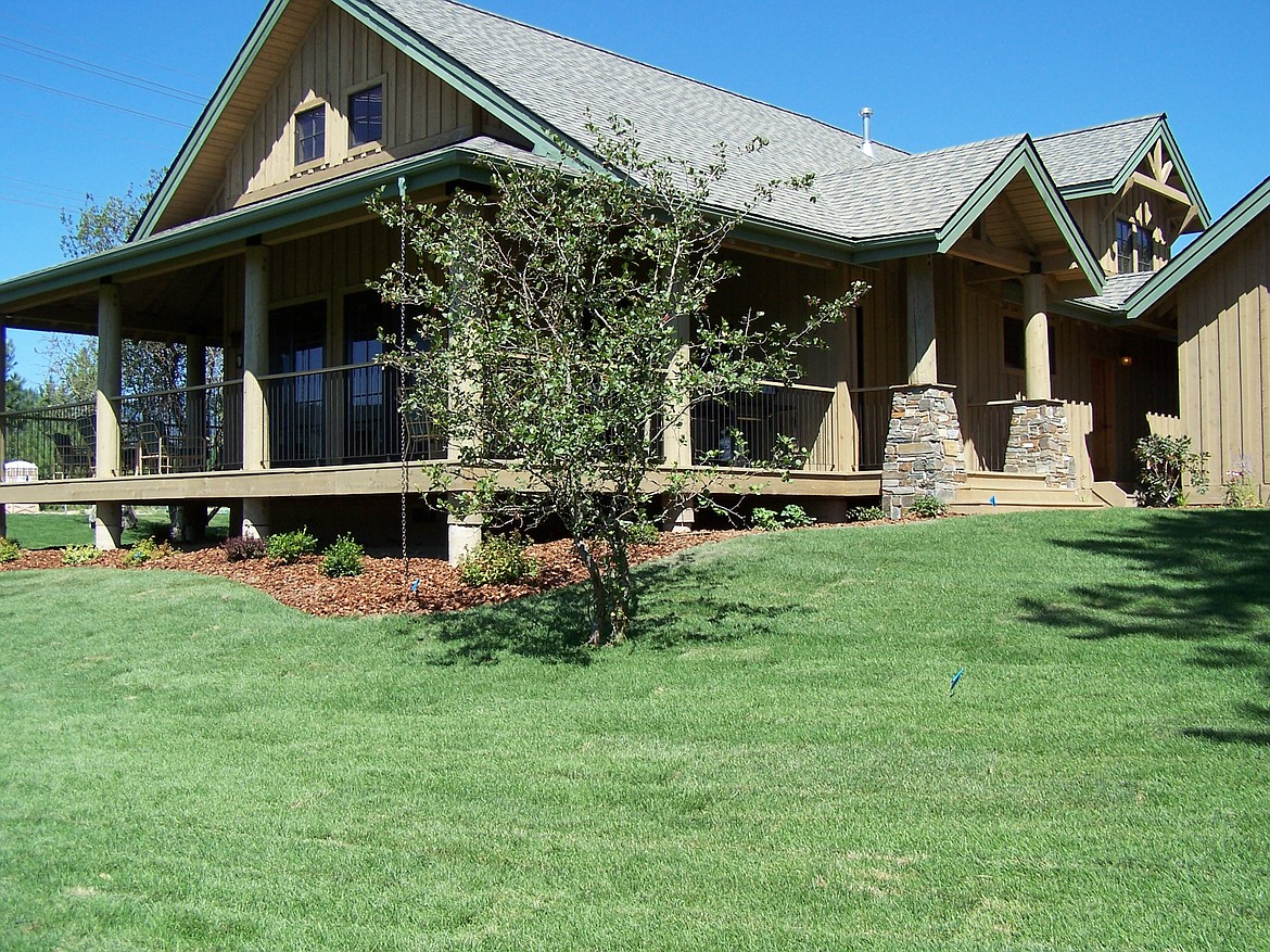 Cabin in the Woods homes at Dover Bay come with expansive wrap-around decks and a low maintenance lifestyle.