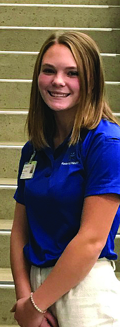 The Idaho Hospital Association named 18-year-old Martina Hicks as the Junior Volunteer of the Year. She is a 2020 grad of Coeur d'Alene High and presently studying biology on a pre-med track at McKendree University in Illinois. She began volunteering at Kootenai Health in 2018.