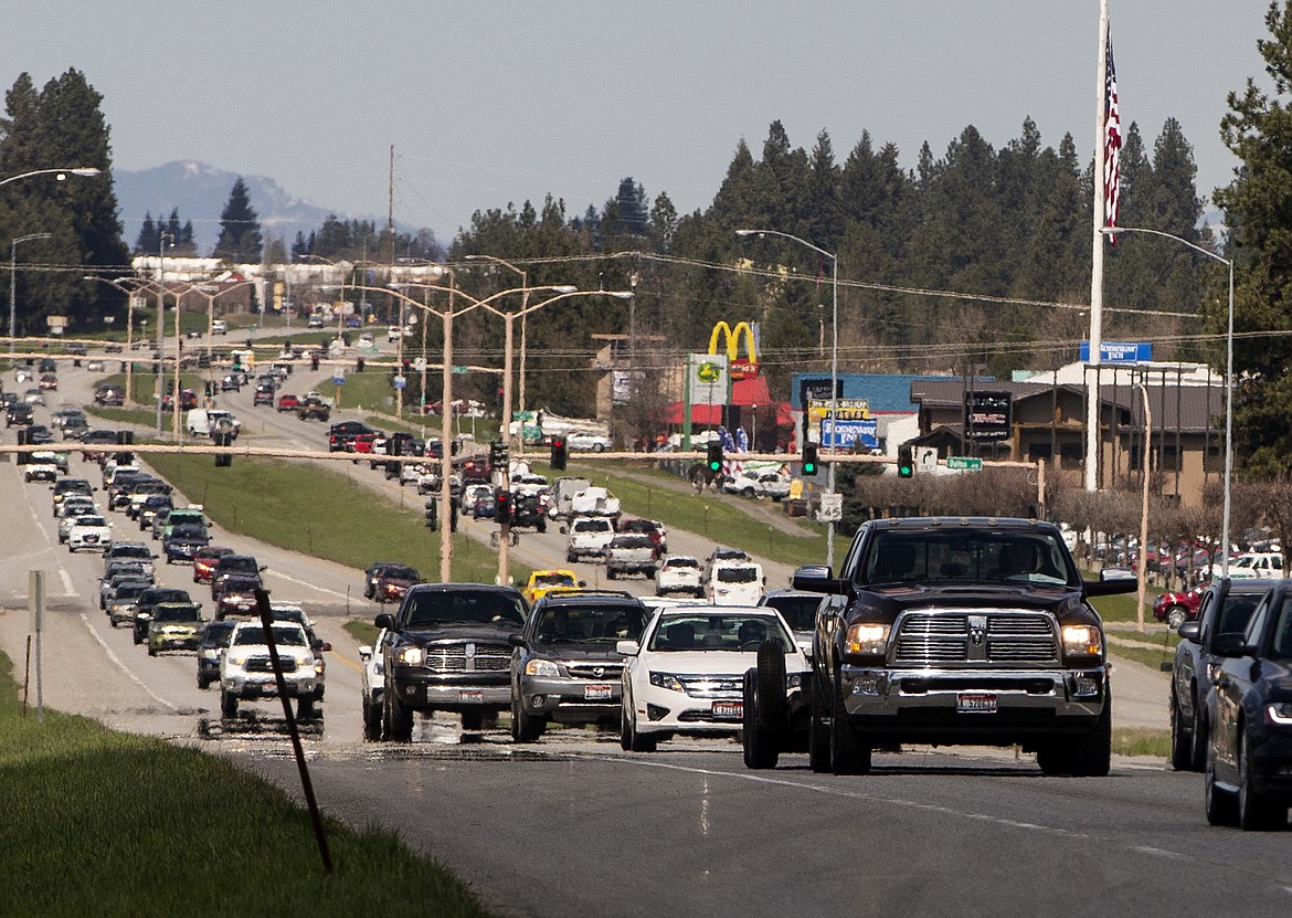 Traffic jams like this on U.S. 95 are one of the reasons some people are supporting the vehicle fee proposal on the Nov. 3 ballot.