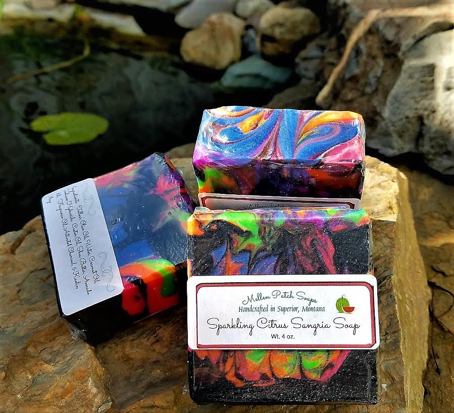 Angie Mellen’s “Mellen Patch Soaps” are quickly becoming a hit with those who have used them and word is spreading fast of their quality. (Photo courtesy Angie Mellen)