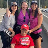 Love propels mom across finish line