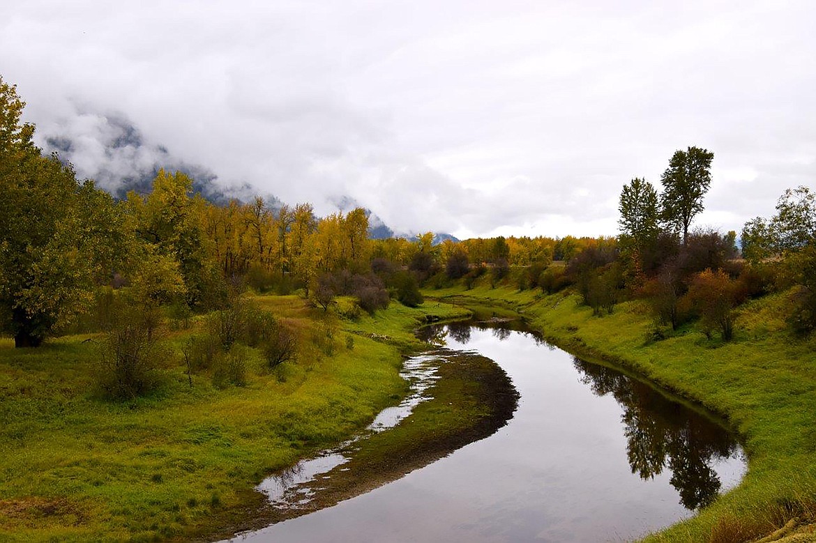 During a recent "adventure drive," Robert Kalberg captured this photo at the Kootenai National Wildlife Refuge of the community's stunning autumn beauty.