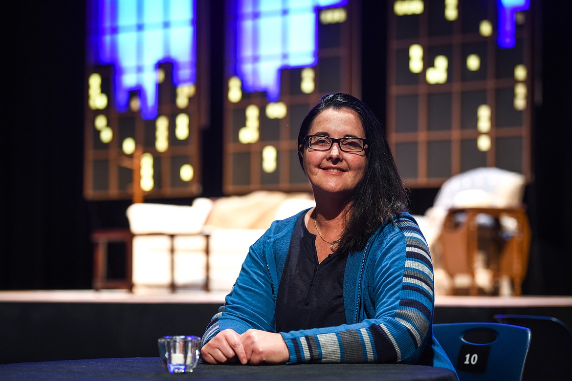 Whitefish Theatre Company Executive Director Jen Asebrook at the O'Shaughnessy Cultural Arts Center on Tuesday, Oct. 20. (Casey Kreider/Daily Inter Lake)