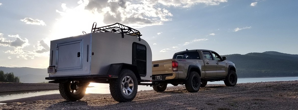 Sherpa teardrop trailers are designed to be towable off-road by virtually any vehicle.