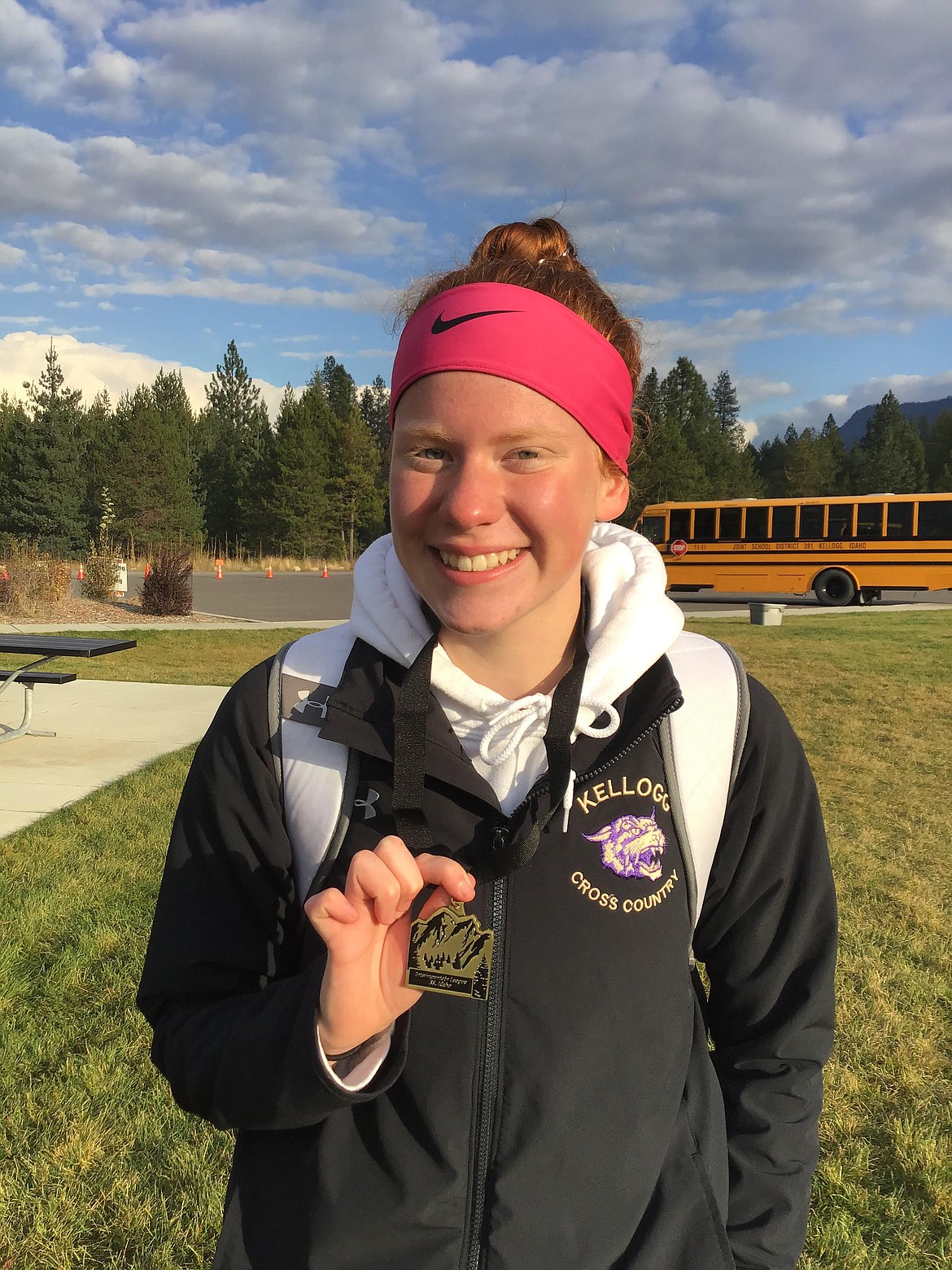 Kellogg High School cross country runner Shaye Sullivan is the 3A District I Champion. Shaye  and a few of her teammates will run in the state cross country meet next week in Pocatello.