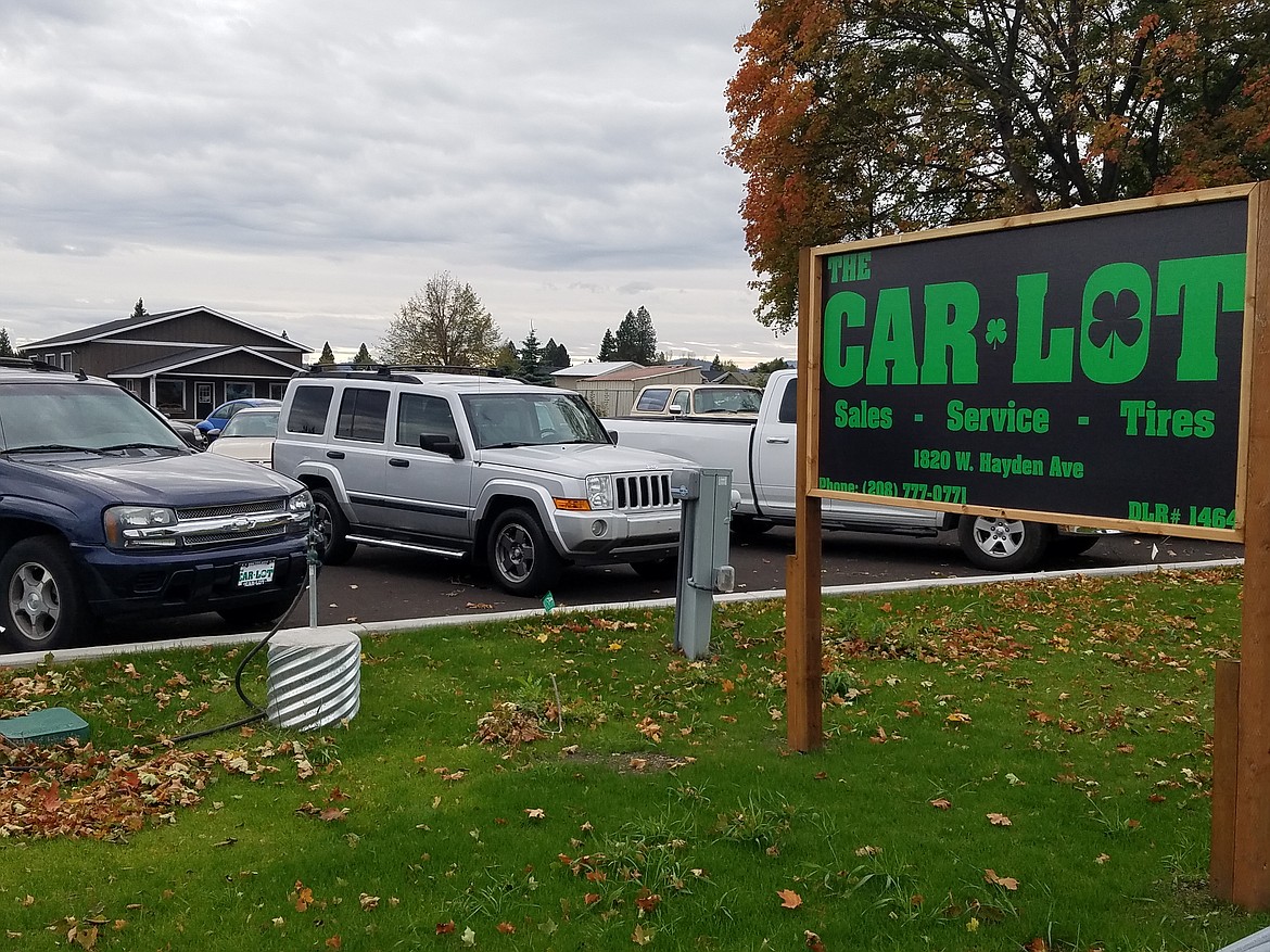 Courtesy photo
The Car Lot is moving from Post Falls to 1820 W. Hayden Ave. in Hayden.
