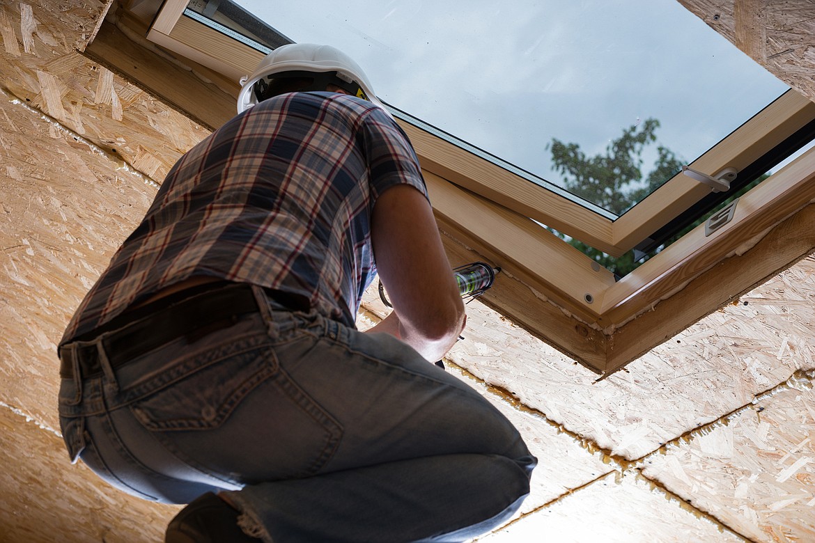 Caulk around window and door edging is a powerful tool to minimize air and heat loss over the winter.