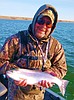 Temperature changes affecting fishing at Potholes