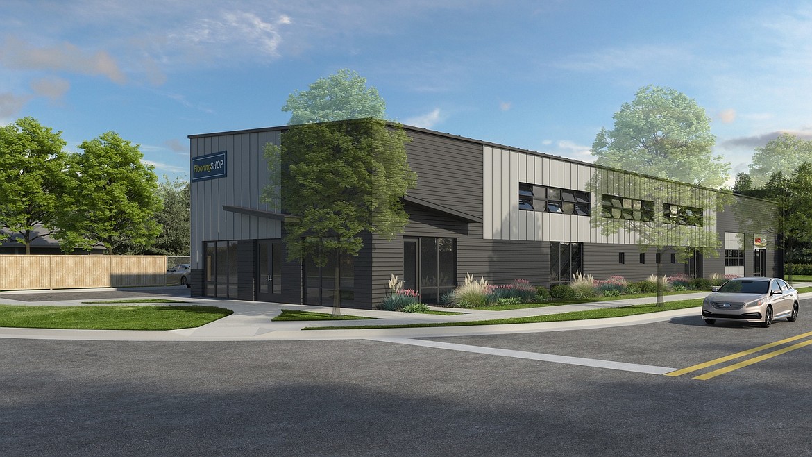 Courtesy photo
Commercial space will be available in a large building under construction at 3705 E. Covington Ave. in Post Falls.