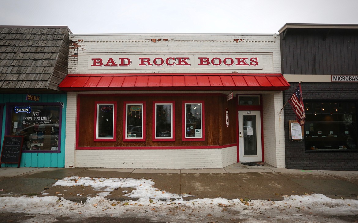 The independent bookstore, Bad Rock Books, is pictured in downtown Columbia Falls. The shop has been a fixture in the community ever since it was founded by Carol Rocks in 1997.
Mackenzie Reiss/Daily Inter Lake