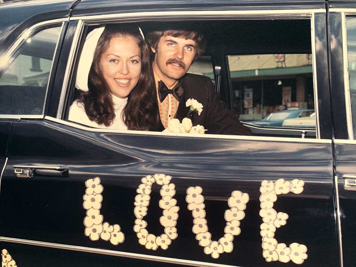 Randy and Donna Cope on their wedding day in 1970.