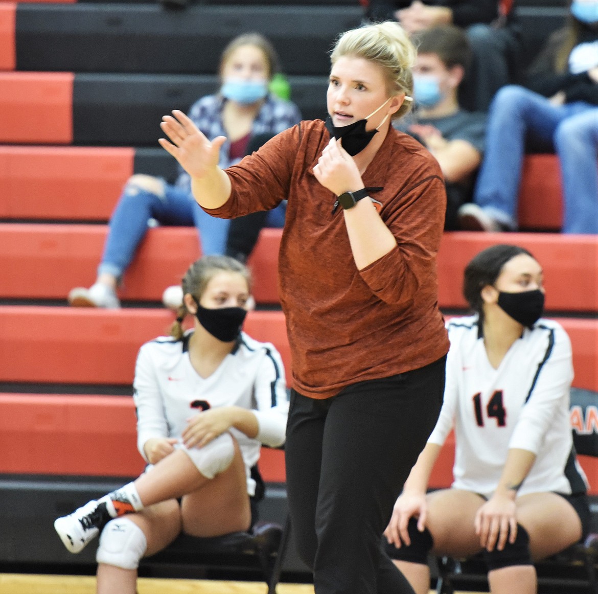 Lacey Phelan has guided her Maidens to the Western A Divisional Tournament in her first year as head coach. (Scot Heisel/Lake County Leader)