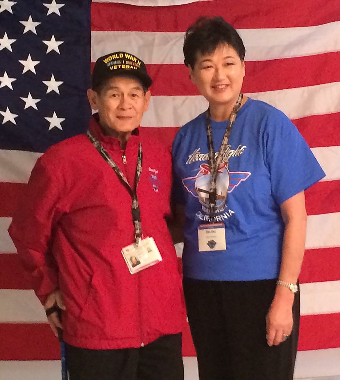 For his 92nd birthday in 2017, Delia (Dee Dee) Freney of Sandpoint, took her father, World War II and Korean War veteran George Dong, also of Sandpoint, on the Honor Flight to Washington, D.C., where he was able to visit the World War II Memorial.