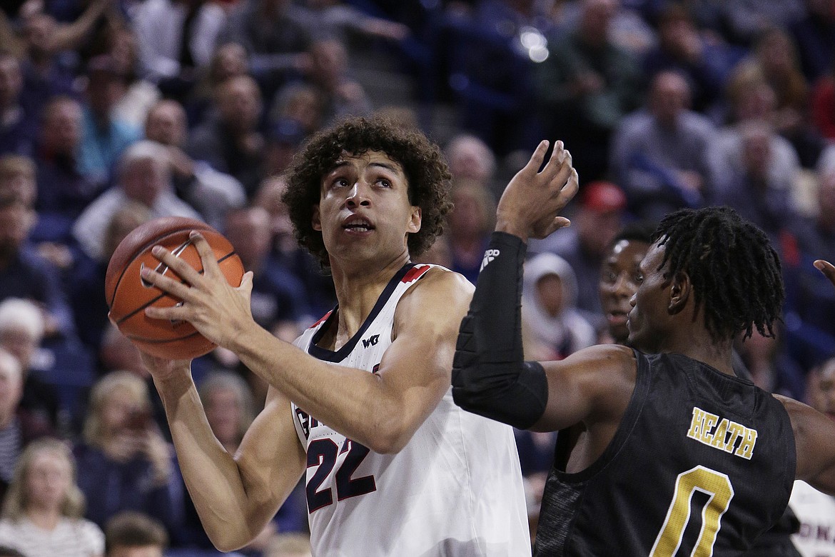 YOUNG KWAK/Associated Press
Anton Watson, a rising sophomore at Gonzaga and a former Coeur d'Alene resident, is one of the young players being counted on for a deep Zags team ranked No. 1 in the preseason by The Associated Press.