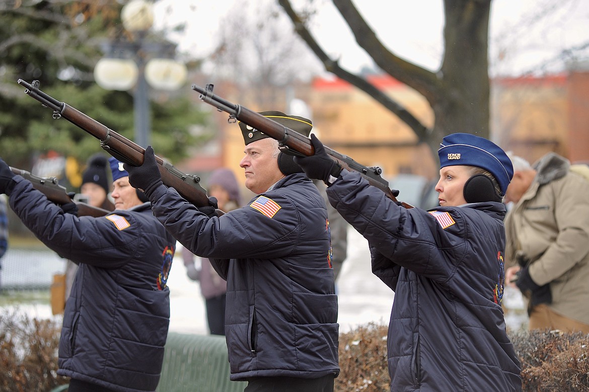 The United Veterans of the Flathead Valley will host their annual Veterans Day ceremony Wednesday, Nov. 11, at Depot Park in Kalispell. (Matt Baldwin/Daily Inter Lake)