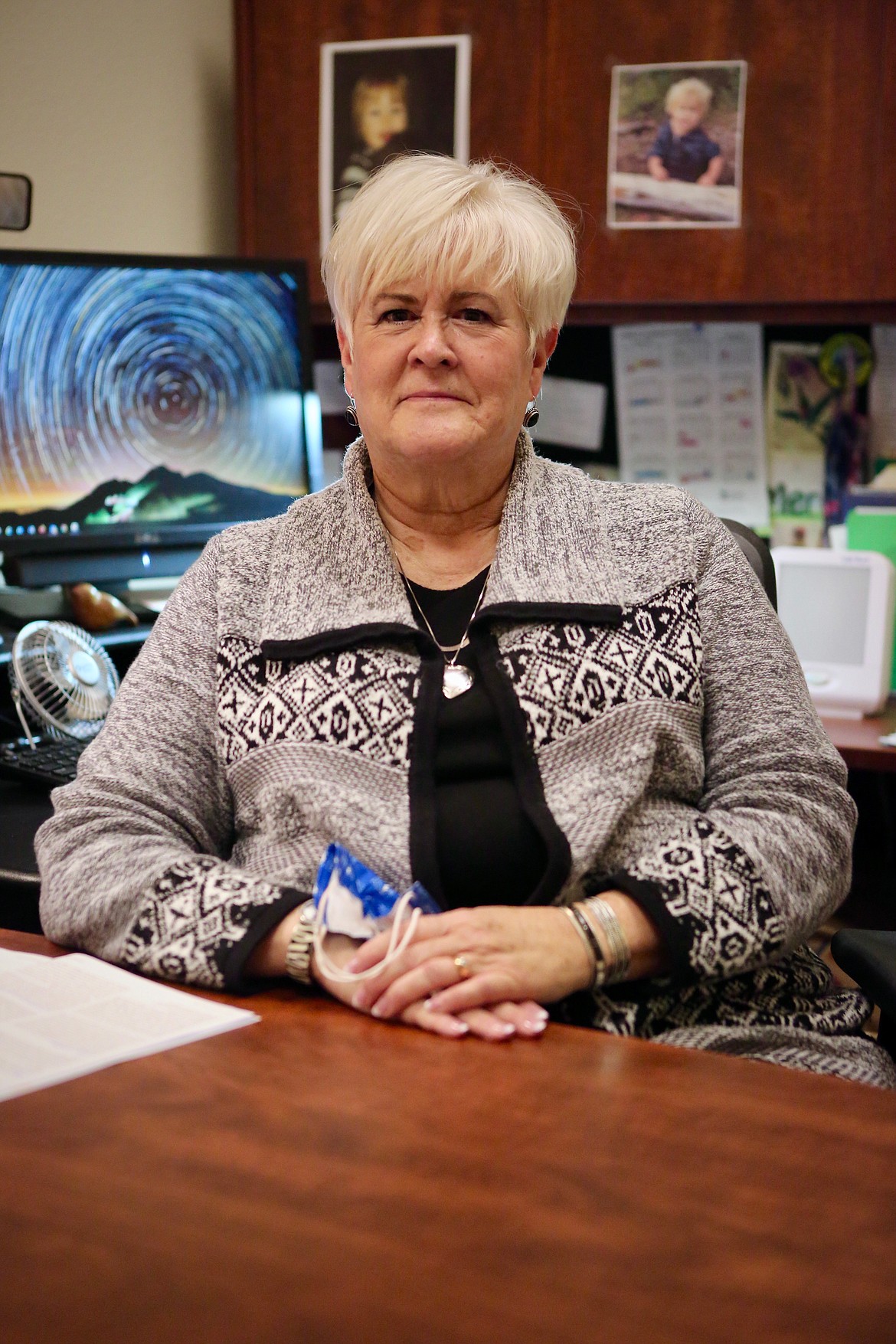 Myrna Ridenour, the director of nursing at Flathead Valley Community College is pictured in her office.
Mackenzie Reiss/Daily Inter Lake