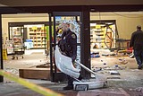 Man now behind bars after driving car through Super 1 Foods