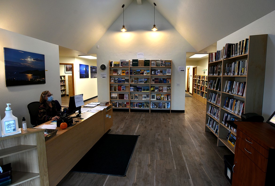 The West Shore Library is still settling into its new location at Volunteer Park in Lakeside. (Jeremy Weber/Daily Inter Lake)