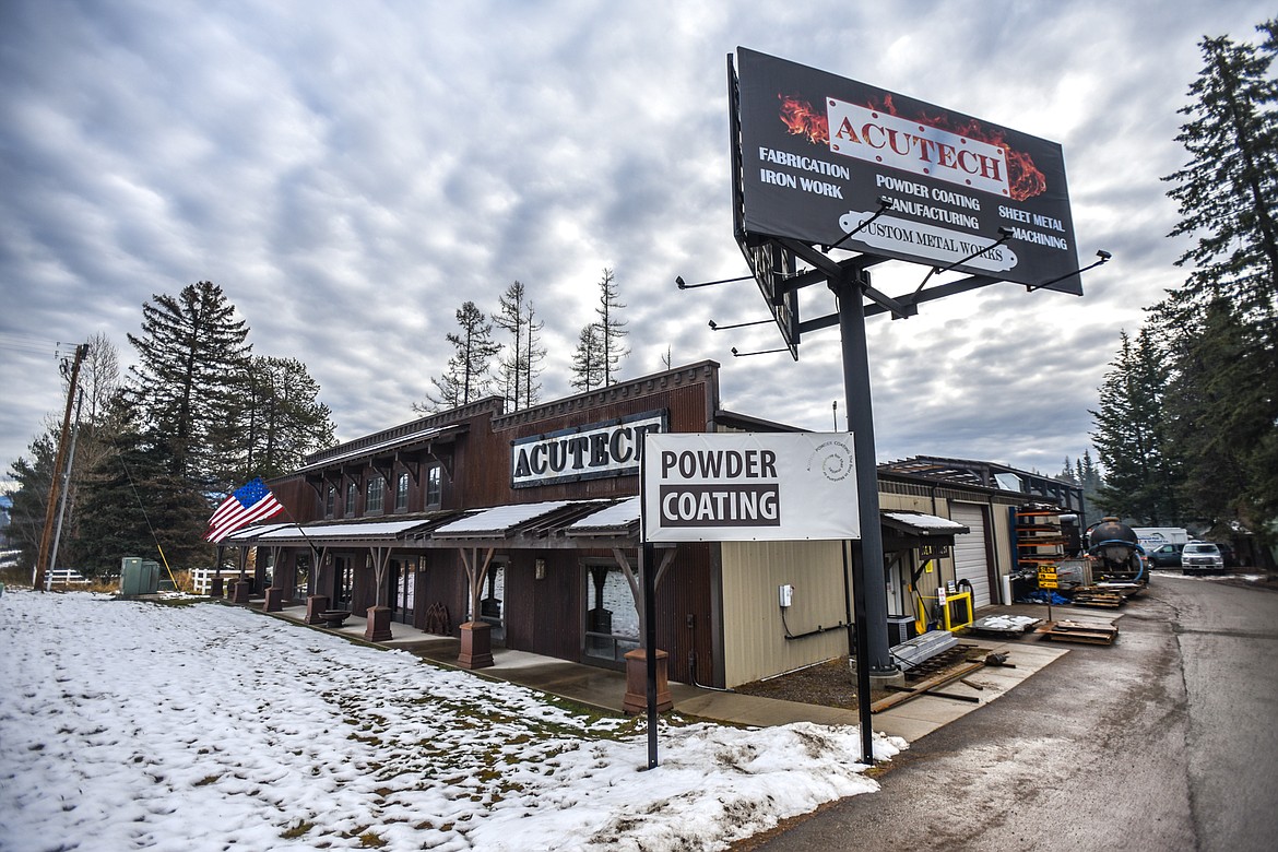 Acutech Metalworks on Highway 40 between Whitefisha and Columbia Falls on Wednesday, Nov. 18. (Casey Kreider/Daily Inter Lake)