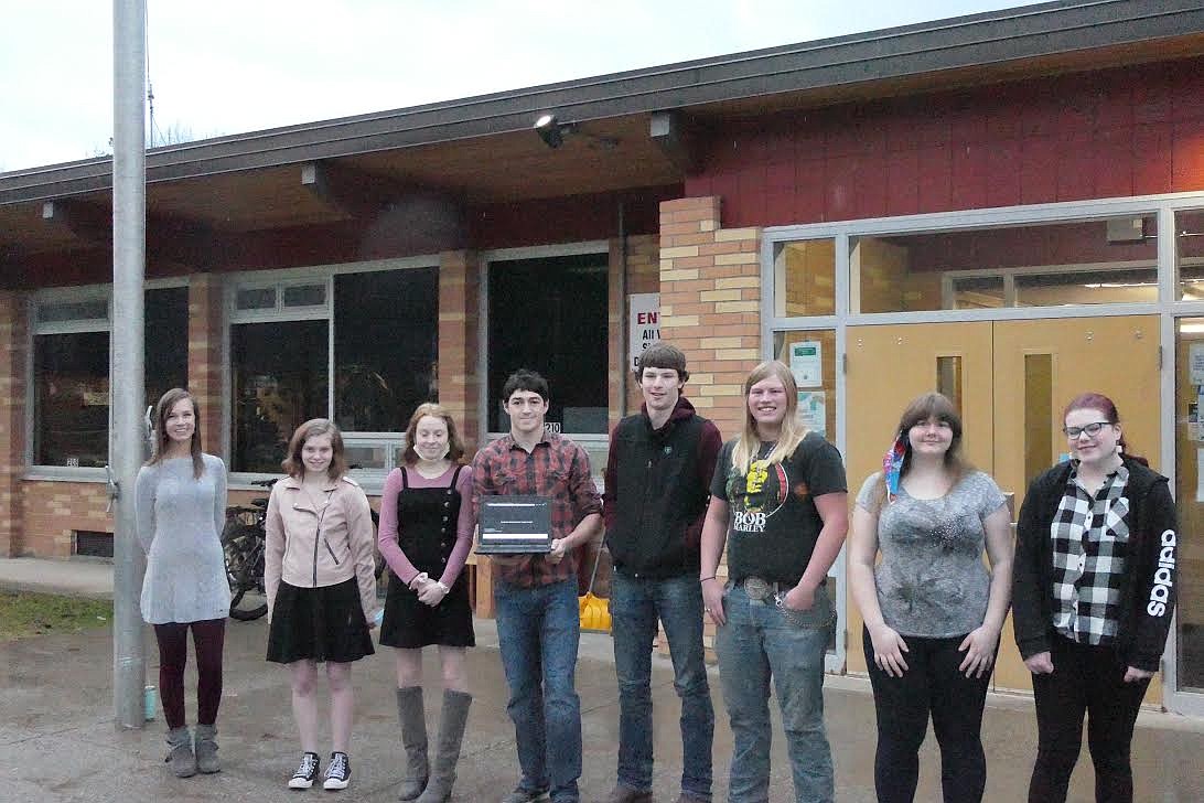 Noxon High School students worked with staff members to develop a video tribute for Veterans Day. It has been praised my many for its production and emotional appeal. (Chuck Bandel/Valley Press)