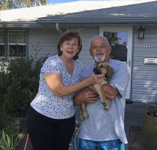 Nancy and Greg Hustad are among the volunteers who volunteer as interim caretakers for animals for the Animal Rescue Friends Society.
