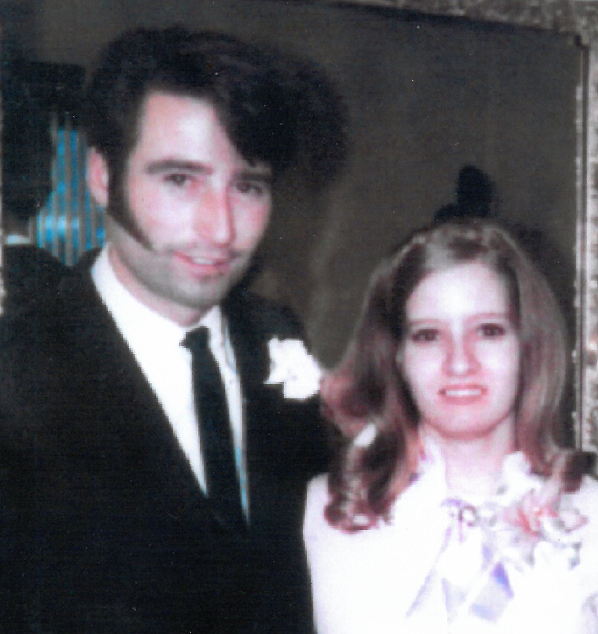 Sharon and Norm Long in 1970. The couple are celebrating 50 years of marriage today.
