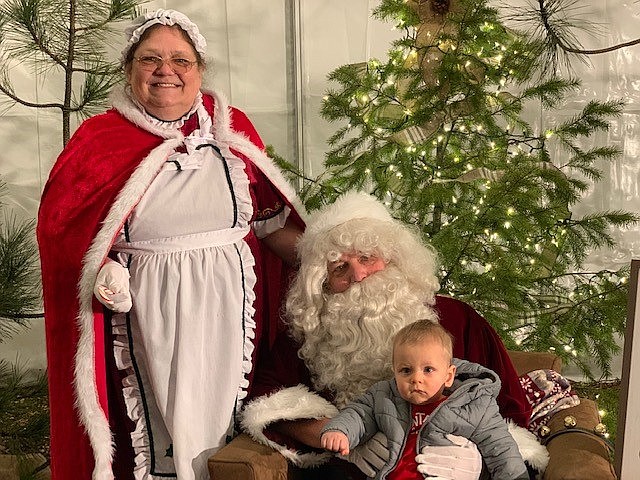 Photos on Santa's lap may not be an option this year, but he and Mrs. Claus will be waving hello from a safe distance at the Post Falls drive-thru Winterfest celebration this Friday. Photo courtesy Post Falls Parks and Recreation Department.