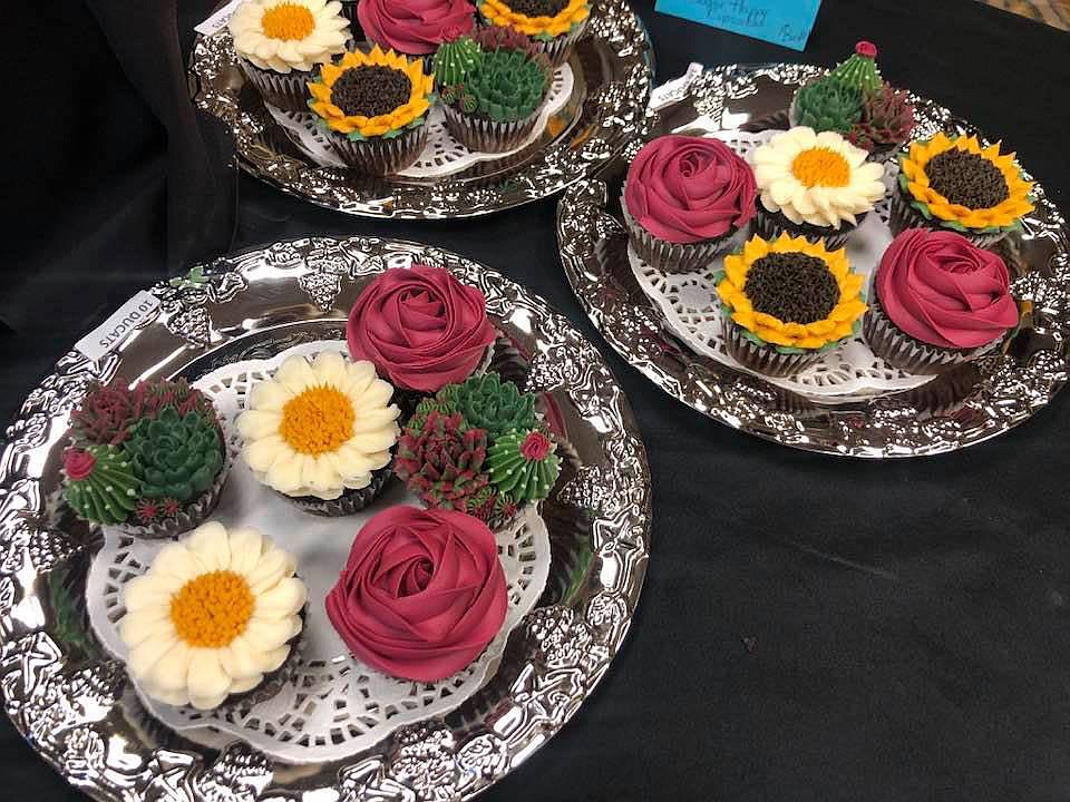 Best of Show in Professional Chocolate was awarded to Sugar Happy Cupcakes for Floral Decorated Cupcakes at the Flathead Republican Women's Chocolate Extravaganza.