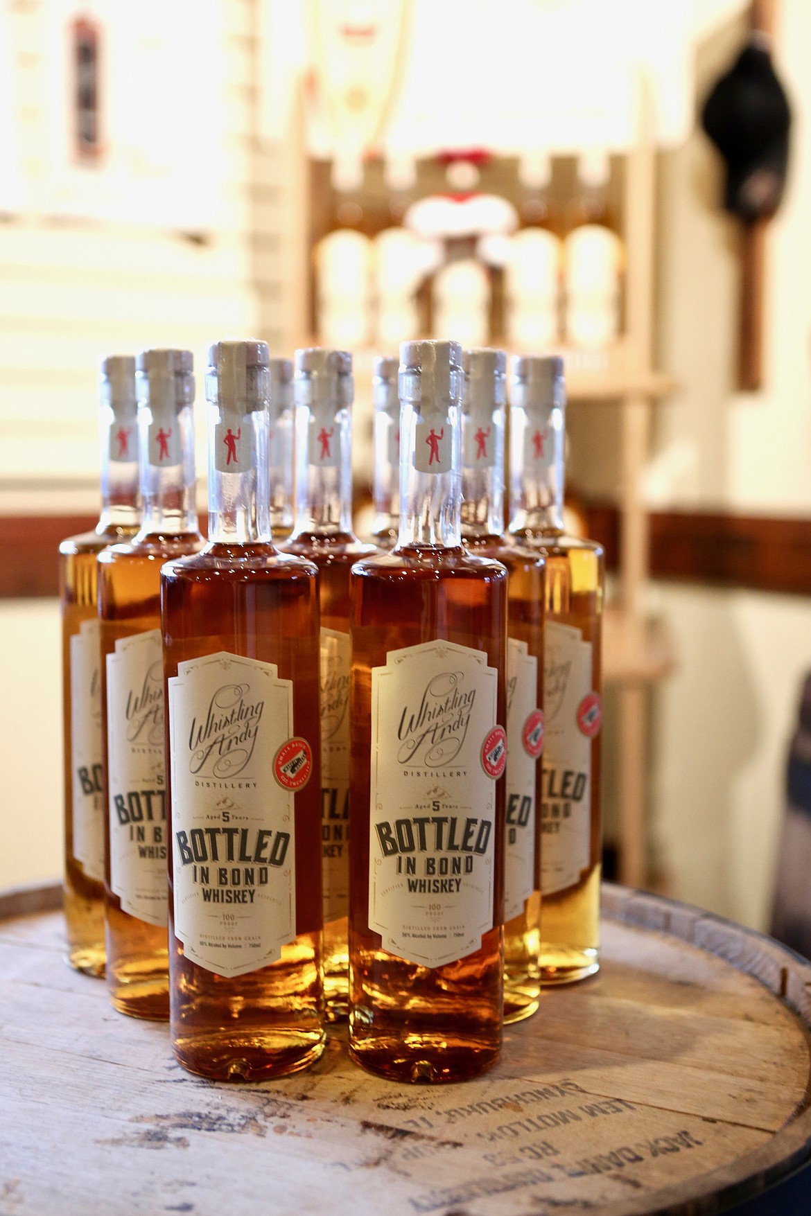 Mackenzie Reiss/Bigfork Eagle Whistling Andy Distillery's latest release is their Bottled in Bond Whiskey.