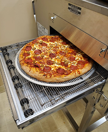 A Prospector Pie comes fresh out of the oven during last week's soft-opening.