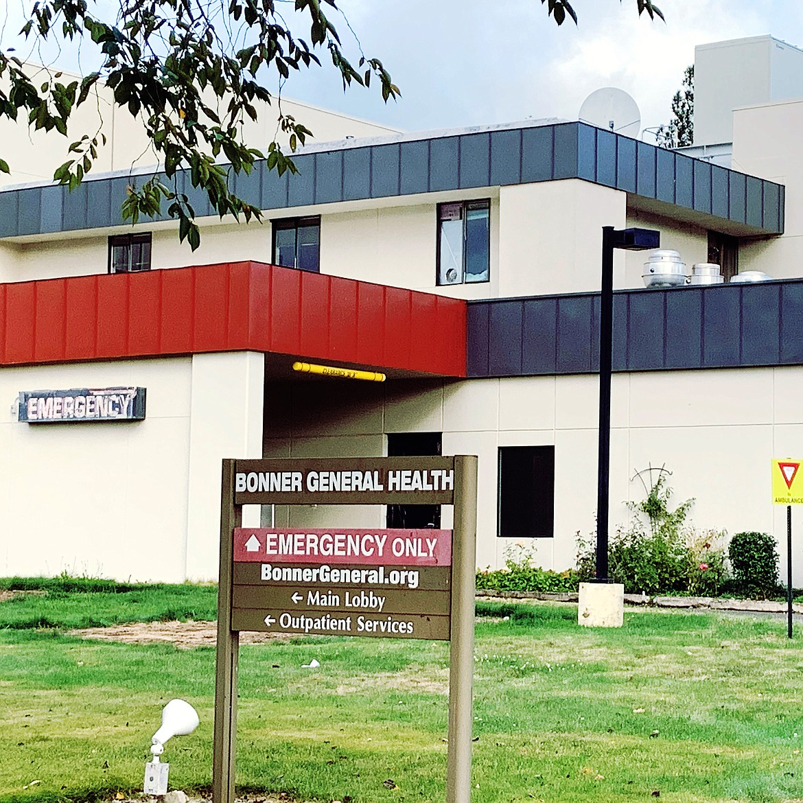 A photo of Bonner General Health's Emergency Department entrance.