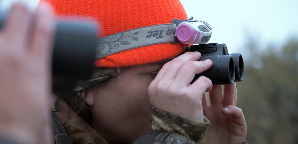 This screenshot from an Idaho Department of Fish & Game video shows new hunter Kori as she take on her first deer hunt. Led by Katie Oelrich, Kori learns what hunting is all about in hopes of carrying the tradition forward.
