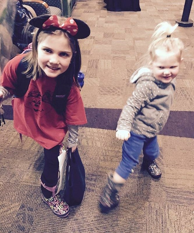 Rory Spurway, left, now 10, is seen here with little sister Kinsley in 2017 when she first started with CYT North Idaho. "To say it has helped her grow into the confident young girl she is would be an understatement," mom Laura Spurway said. "CYT not only builds kids skills in theater, but it feeds their soul." CYT announced Friday it will be closing because of COVID.