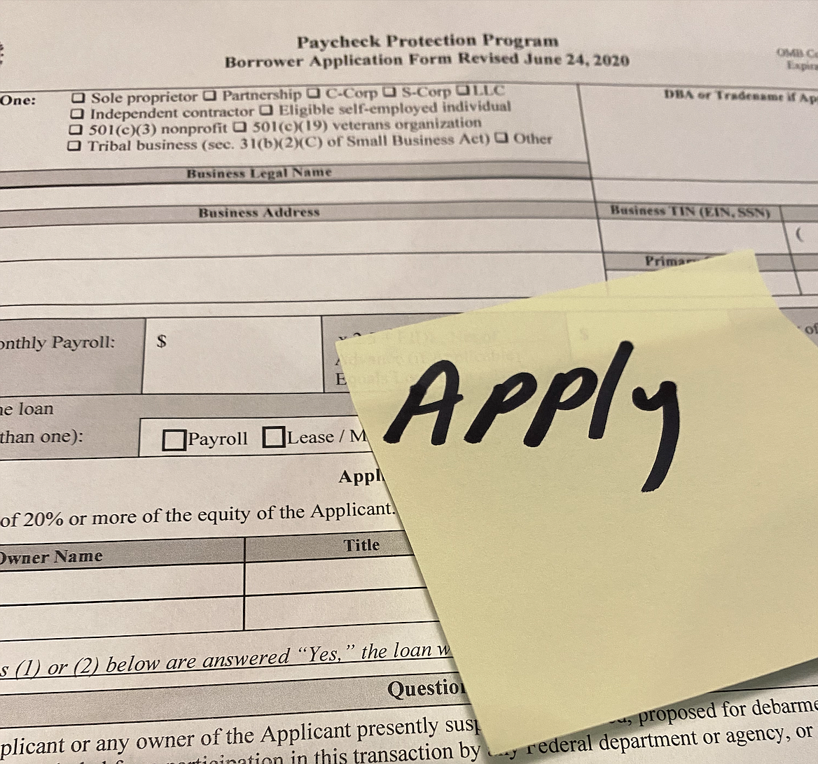 (Photo by Victor Corral Martinez)
Payroll Protection Program application.