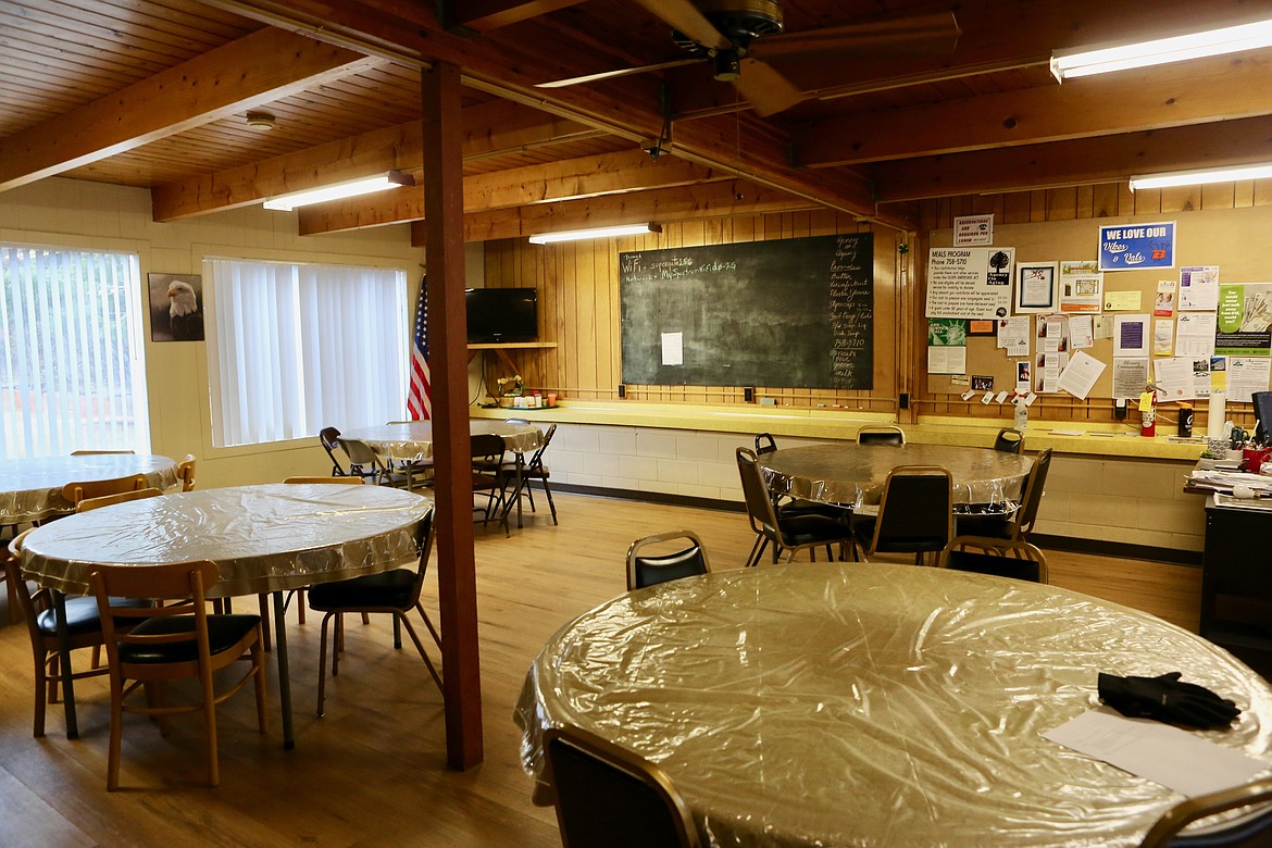 The interior of the Bigfork Community Center.