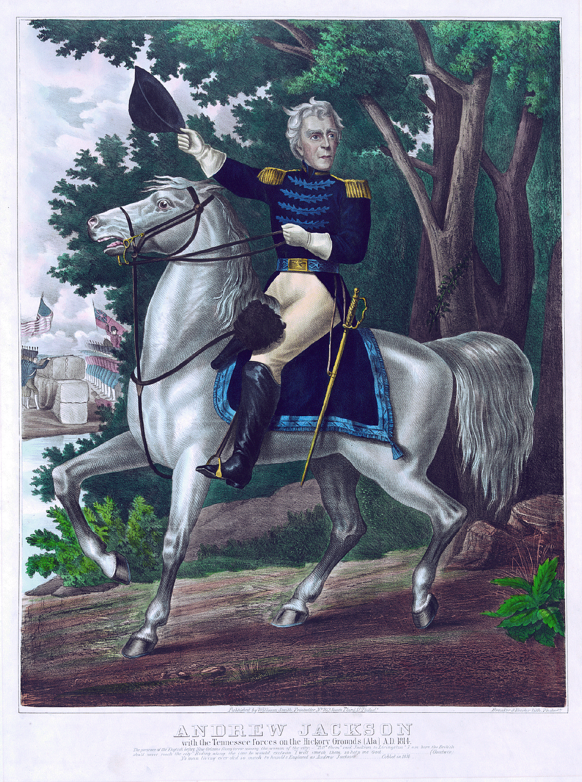 Andrew Jackson fought in 14 battles and wars, including the War of 1812 and the Indian Wars.